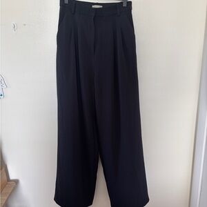 Women’s H&M Navy Straight Leg Trousers
